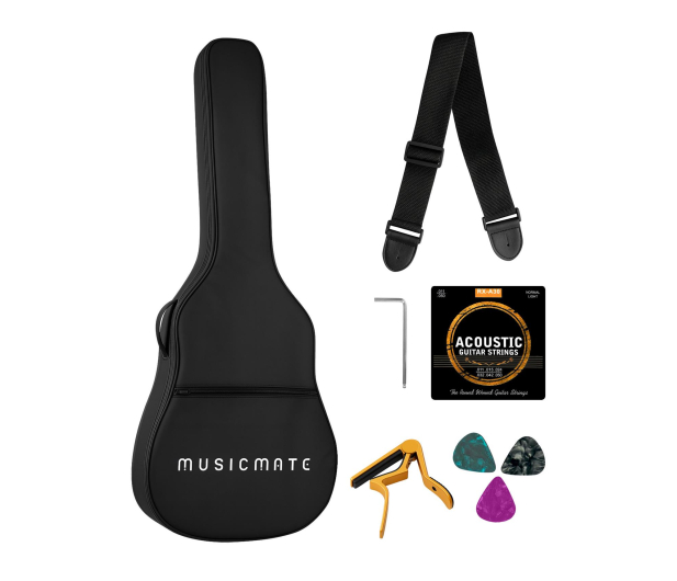 MusicMate Gitara akustyczna MM-G22 NaturalDream - 1588142 - zdjęcie 10